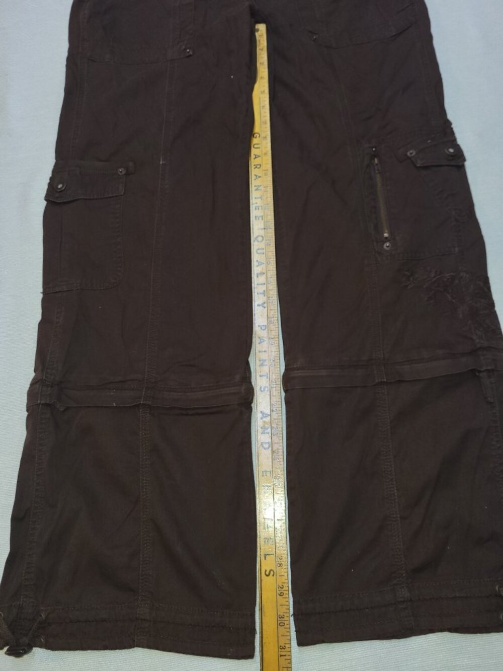 Nevada Women’s Cargo Pants Size 16 Brown 100% Cotton Utility Outdoor - Picture 4 of 12
